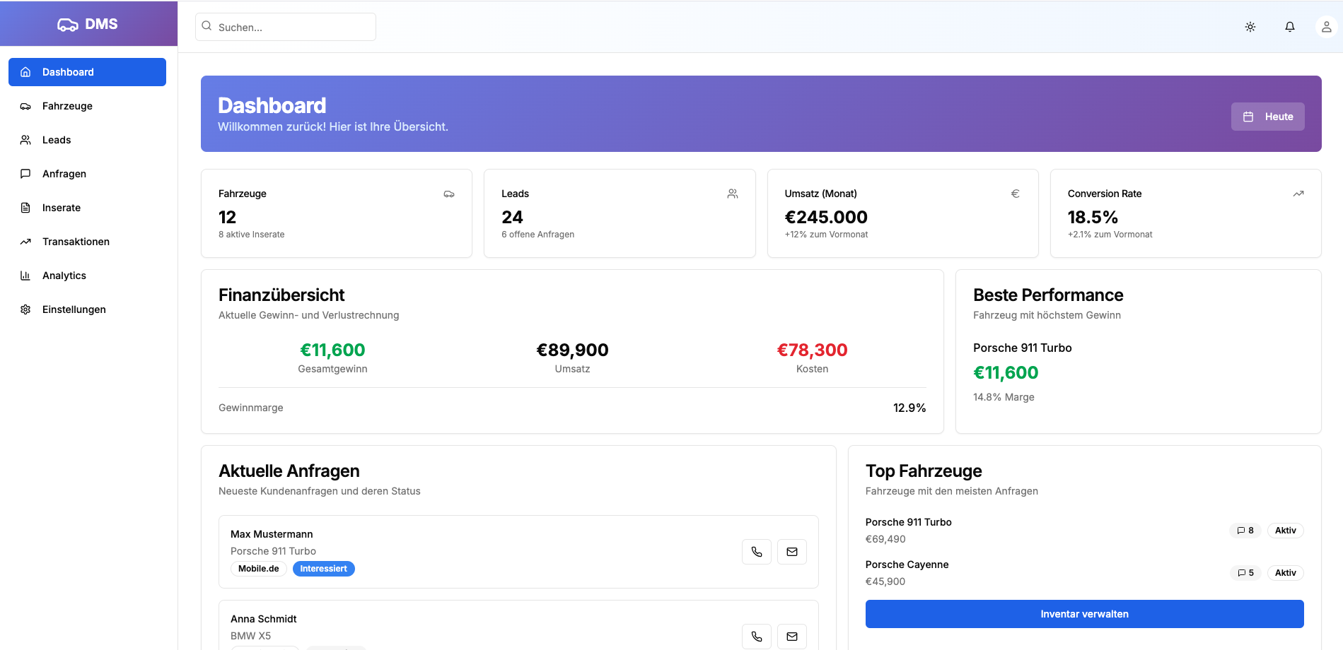 Dealership Management System